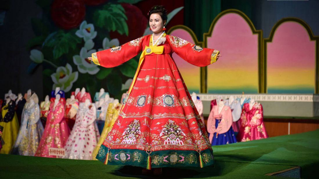Pan discovered more local trends on display at the 12th Pyongyang Fashion Exhibition.