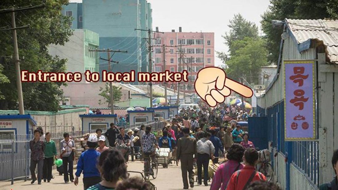 Pan describes his trip to a local market as his most memorable day in North Korea. However, he wasn't allowed to take his cameras into the crowded area.
