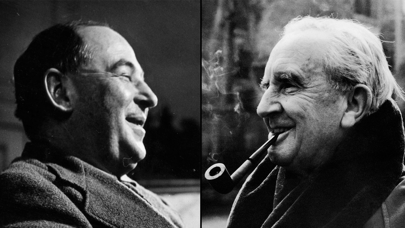 C.S. Lewis, left, and J.R.R. Tolkien both fought in the trenches in France.