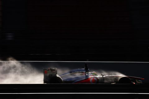 Photography is a mastery of light and shade -- and in F1's case extreme movement. Thompson has chosen his favorite F1 photos for CNN including this one of Sergio Perez testing for McLaren in 2013.