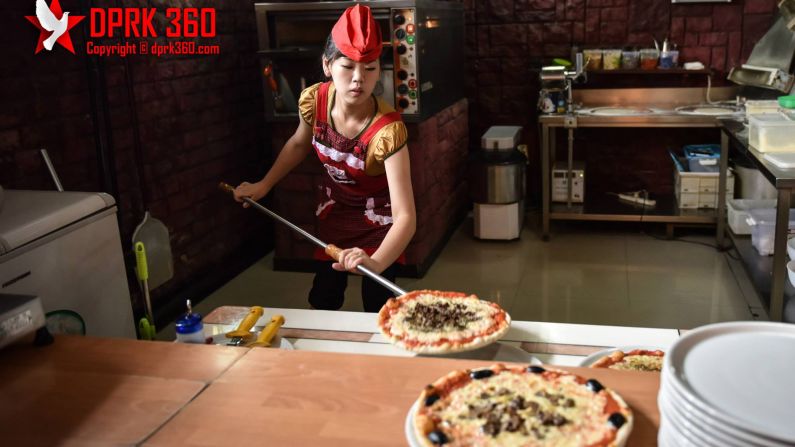 Pyongyang's Italian pizzeria, opened in 2009, is another unexpected sight in the North Korean capital. <a  target="_blank" target="_blank">See it in 360 degrees here</a>.