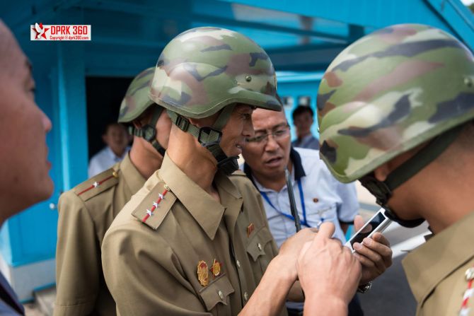 Pan visited the DMZ -- the demilitarized zone between North and South Korea -- and tried to get permission to set up his 360-degree cameras. <br />"It was difficult to explain to the officers and guards about the technology so I whipped out my iPhone and showed them samples," says Pan. "That immediately caught their attention and every single guard gathered around to play with the interactive virtual tours. At that moment, it was as though the war never existed, we were laughing, they were going 'wow' and everyone was excited. I got permission granted immediately and proceeded to capture this <a  target="_blank" target="_blank">virtual tour</a>."