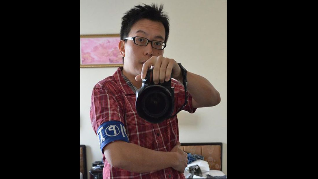 Pan is classified as a reporter when in North Korea and needs to wear a press armband while traveling in the country.