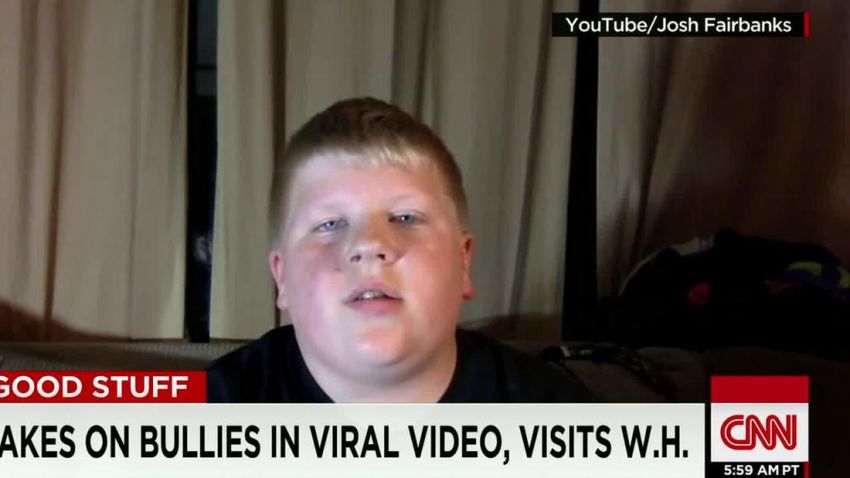 Kid takes on bullies in viral video Newday Goodstuff _00002017.jpg