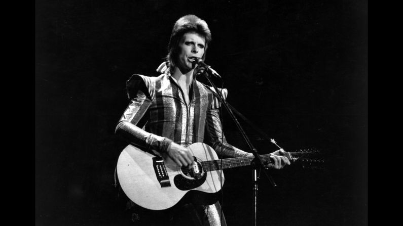 David Bowie -- aka "Ziggy Stardust," aka the "Thin White Duke" -- is one of the most iconic pop figures of the '70s. His shape-shifting persona was emblematic of the fluidity of his sound and style, ranging from the far-out "Moonage Daydream" to more traditional songs like "Heroes" and "Changes." Learn more about the music of the 1970s in the CNN original series, "<a href="index.php?page=&url=https%3A%2F%2Fwww.cnn.com%2Fshows%2Fthe-seventies" target="_blank">The Seventies</a>." 