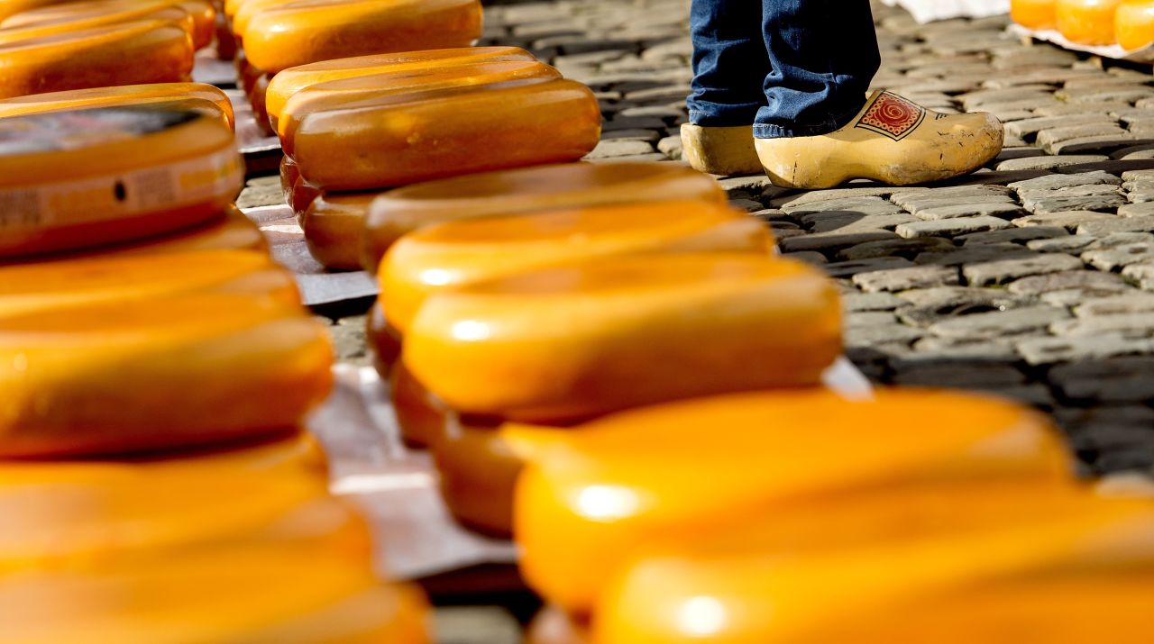 Gouda is named for the Dutch city from which it is produced. It is one of the world's most popular cheeses.
