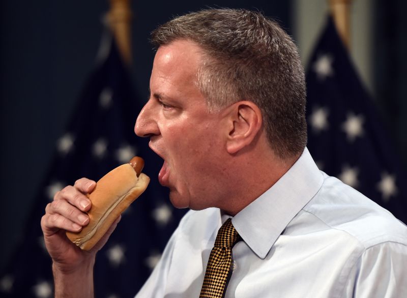 Politicians eating hot dogs CNN Politics