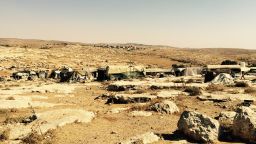 The Palestinian village of Susiya sits in a dusty valley in the southern West Bank, near an Israeli settlement of the same name.