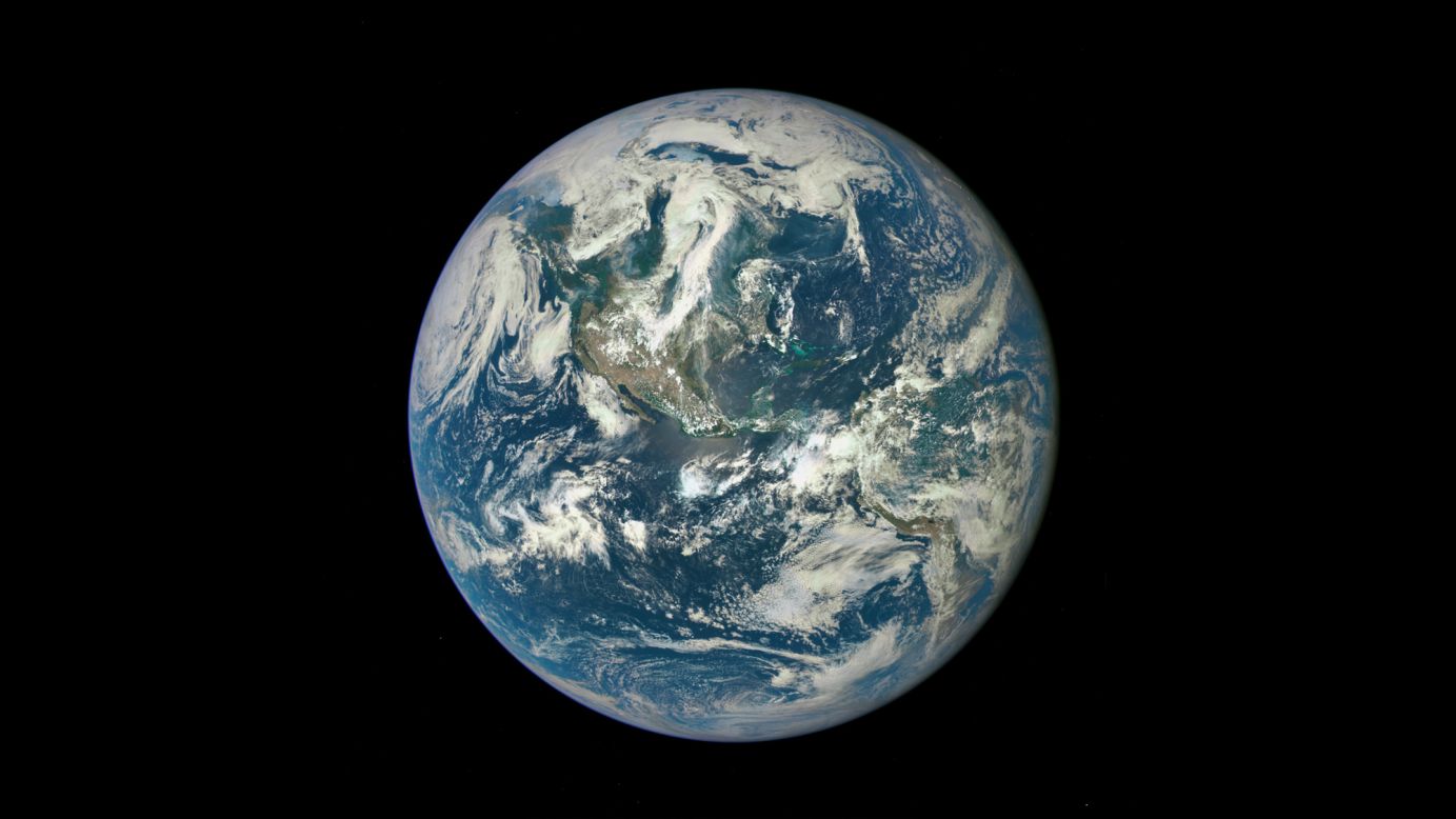 This image of Earth was taken by NASA's Deep Space Climate Observatory satellite on July 6, 2015. The satellite was 1 million miles from Earth at the time of the photo. NASA says it's the first time an image of the full, sunlit side of Earth has been captured since Apollo 17's iconic <a href="http://earthobservatory.nasa.gov/Features/BlueMarble/" target="_blank" target="_blank">"Blue Marble" photo</a> in 1972. <a href="http://www.cnn.com/2015/07/22/world/gallery/earth-photos/index.html" target="_blank">See more photos of the Earth from afar</a>