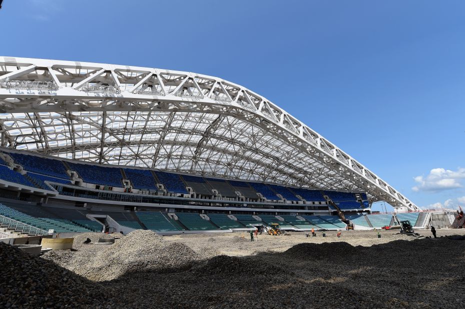 Sochi, which hosted the 2014 Winter Olympics, will also stage games at the 2018 World Cup.