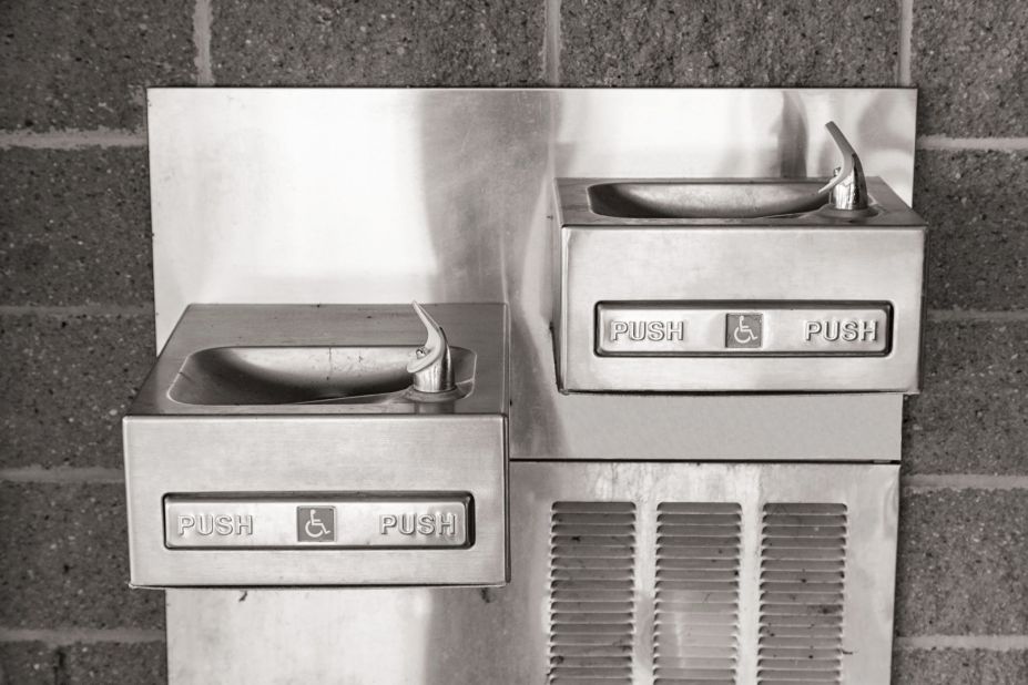 Lowered drinking fountains and counters are another way the ADA ensures equal access to facilities in public places.