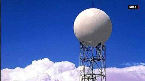 doppler radar can detect insects, smoke and even bats.