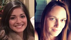 Mayci Breaux, left, and Jillian Johnson victims of the Lafayette shootings.