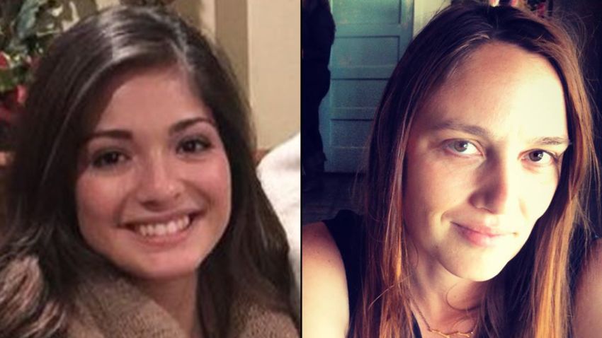 Mayci Breaux, left, and Jillian Johnson, victims from the Lafayette shootings.