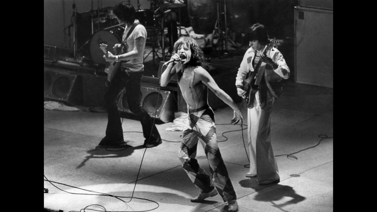 One of the biggest bands of the '60s, the Rolling Stones continued their success in the new decade, beginning with their "Sticky Fingers" album in 1971 and followed by their critically acclaimed "Exile on Main St." in 1972. The band recorded Exile's songs while hiding out in a villa in southern France to avoid financial trouble. The album is considered by many to be the Stones' greatest.