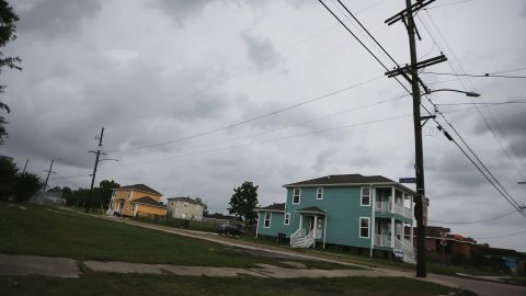 New homes stand in the Lower Ninth Ward on May 15, 2015.