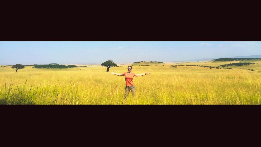 Masai Mara means "the land of the spotted trees" because many years ago, elephants had eaten so many of the trees. During this trip, Brooke watched the beginning of the "Great Migration," when hundreds of thousands of animals cross over into Kenya from Tanzania's Serengeti.