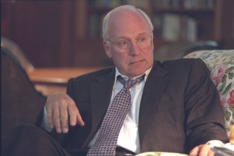 Cheney, shown here at Camp David on September 11, 2001. A year later, he recalled to CNN's John King:  "As we lifted off and headed up the Potomac [River], you could look out and see the Pentagon, see that black hole where it'd been hit. A lot of lights on the building, smoke rising from the Pentagon. And you know, it really helped to bring home the impact of what had happened, that we had in fact been attacked." 