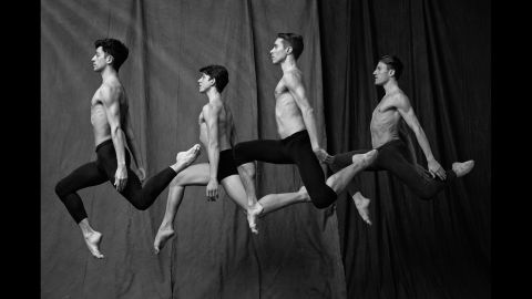 Ballerinas may get all the press, but photographer Matthew Brookes focused his lens on the male dancers from the Paris Opera Ballet. Their portraits are featured in his upcoming book "Les Danseurs."