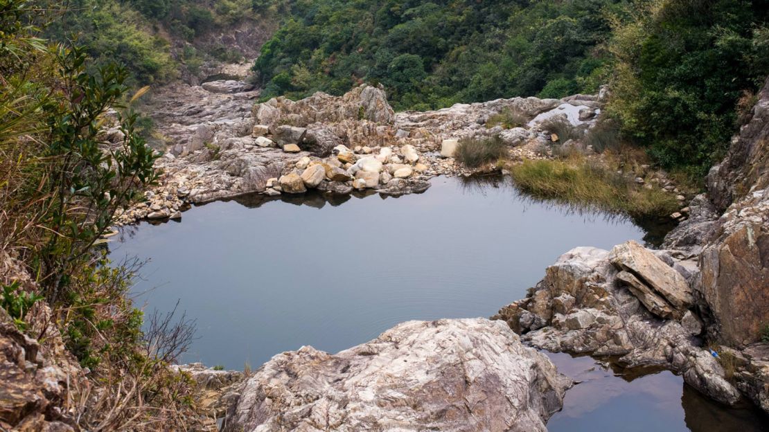 Getting to the natural pool at Sheung Luk requires a bit of effort.