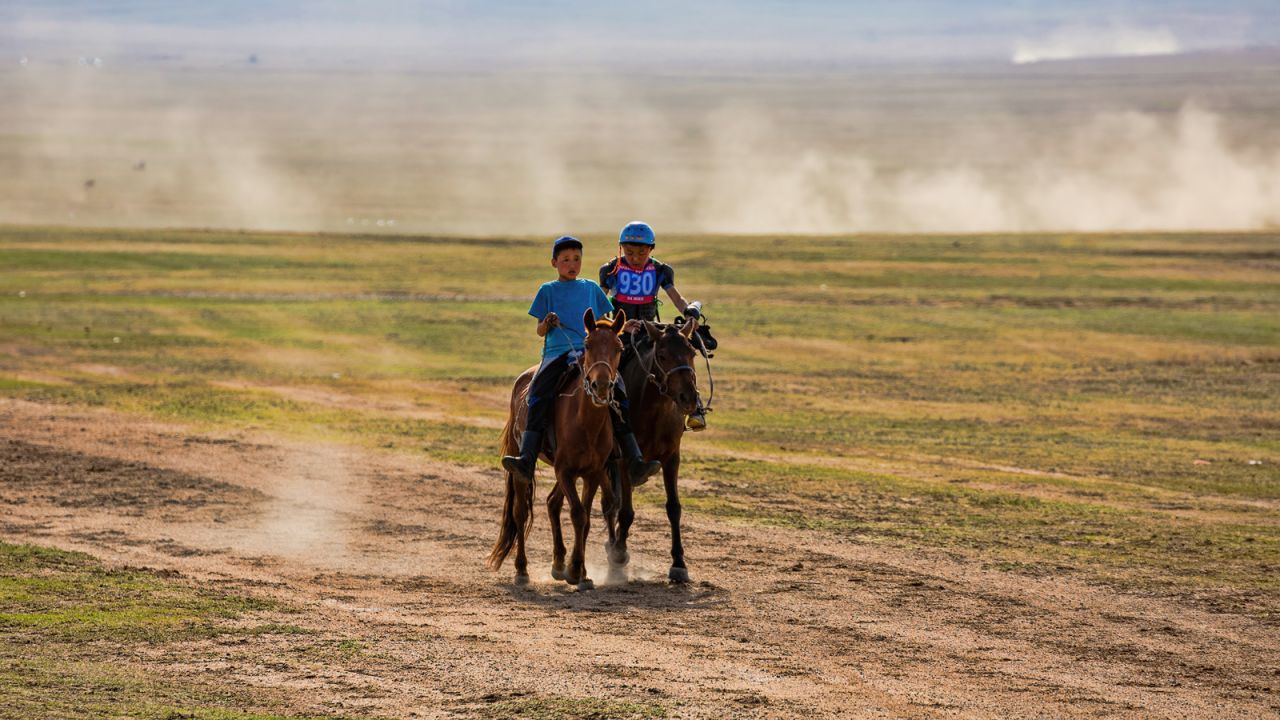Kids from five to 13 years old are used as jockeys, ensuring that races focus on the skill of the horses, not the riders.