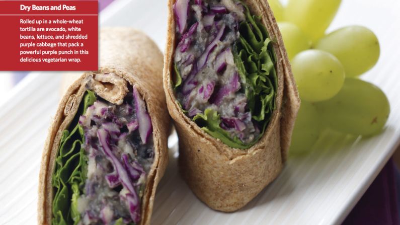 <a href="index.php?page=&url=http%3A%2F%2Fwww.cnn.com%2F2015%2F08%2F05%2Fhealth%2Fpurple-power-bean-wrap-kids-recipe%2Findex.html"><strong>CLICK HERE FOR FULL RECIPE</strong></a><br />The power of purple cabbage combines with beans and some great spices to create this vegetarian wrap that's sure to be a packable lunchtime hit. Chef Sue Findlay joined up with students, community members and school nutritionists from Newman Elementary School, in Needham, Massachusetts, to create this winner.