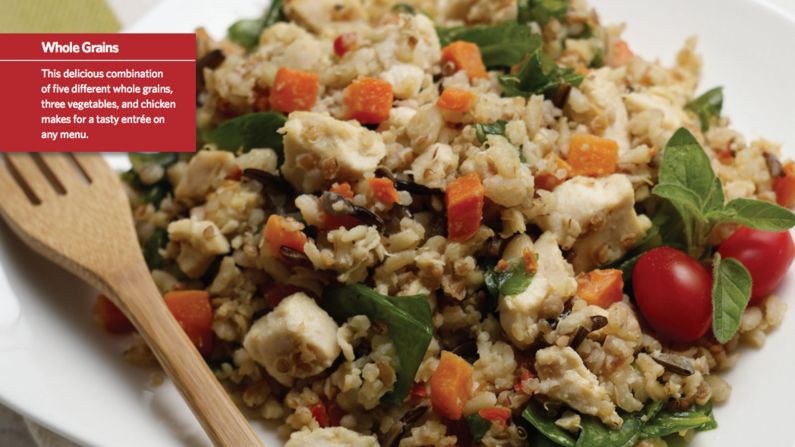 <a href="index.php?page=&url=http%3A%2F%2Fwww.cnn.com%2F2015%2F08%2F05%2Fhealth%2Frainbow-rice-kids-recipe%2Findex.html"><strong>CLICK HERE FOR FULL RECIPE</strong></a><br />Almost every color of the rainbow appears in this top winner, along with three different versions of grains. What could be more healthy?  This top 30 recipe comes from Chef Patricia D'Alessio and the kiddos from Highland Elementary School in Cheshire, Connecticut.