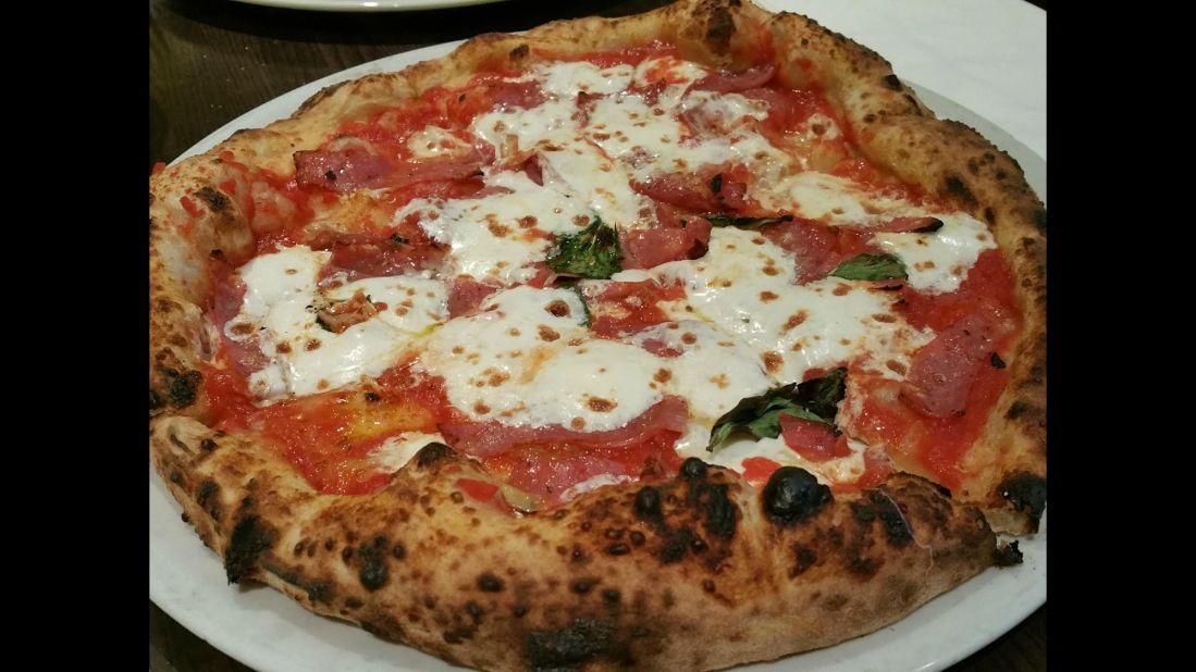 The pie style is Neapolitan at <a href="http://www.kestepizzeria.com/home" target="_blank" target="_blank">Keste</a> in Manhattan's West Village.