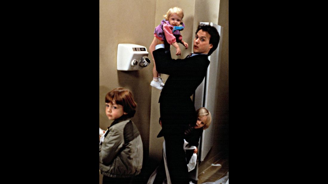 <strong>"Mr. Mom"</strong>: Michael Keaton stars as a man who takes on the child-rearing duties when he gets laid off in this comedy. <strong>(Hulu) </strong>
