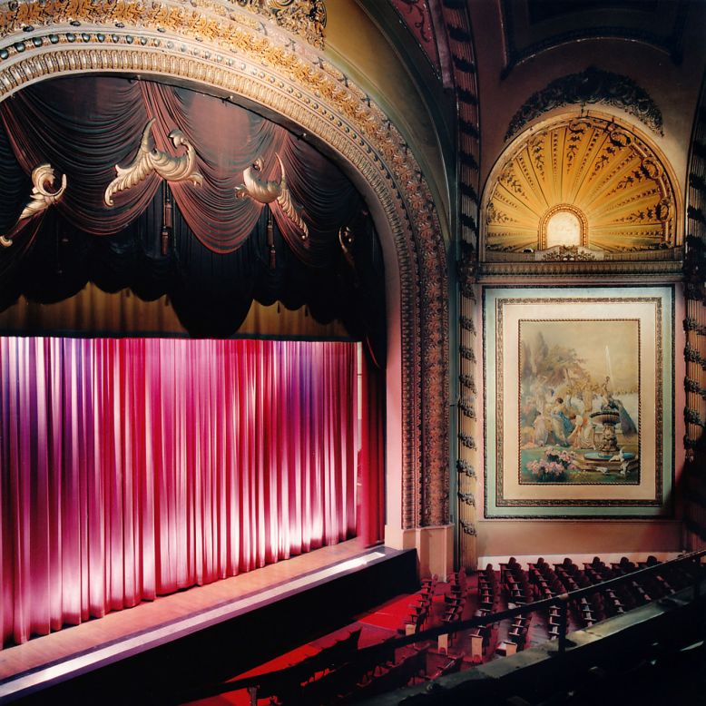Built in 1911, the alluring interior of this theater -- and many others -- inspired Klavens to create this project. <br />"I studied at Boston's school of the Museum of Fine Arts and explored lots of mediums, including photography, she explained.<br />"I was working in a variety of mediums, but the lure of photography pulled me in."