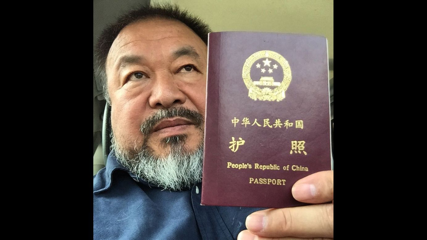 <a href="https://instagram.com/p/5bdSb1qD6e/" target="_blank" target="_blank">"Today, I got my passport,"</a> said Ai Weiwei, the Chinese artist and human-rights activist who had his travel rights revoked four years ago. <a href="http://www.cnn.com/2015/07/22/arts/china-ai-weiwei-passport-returned/" target="_blank">See the full story</a>