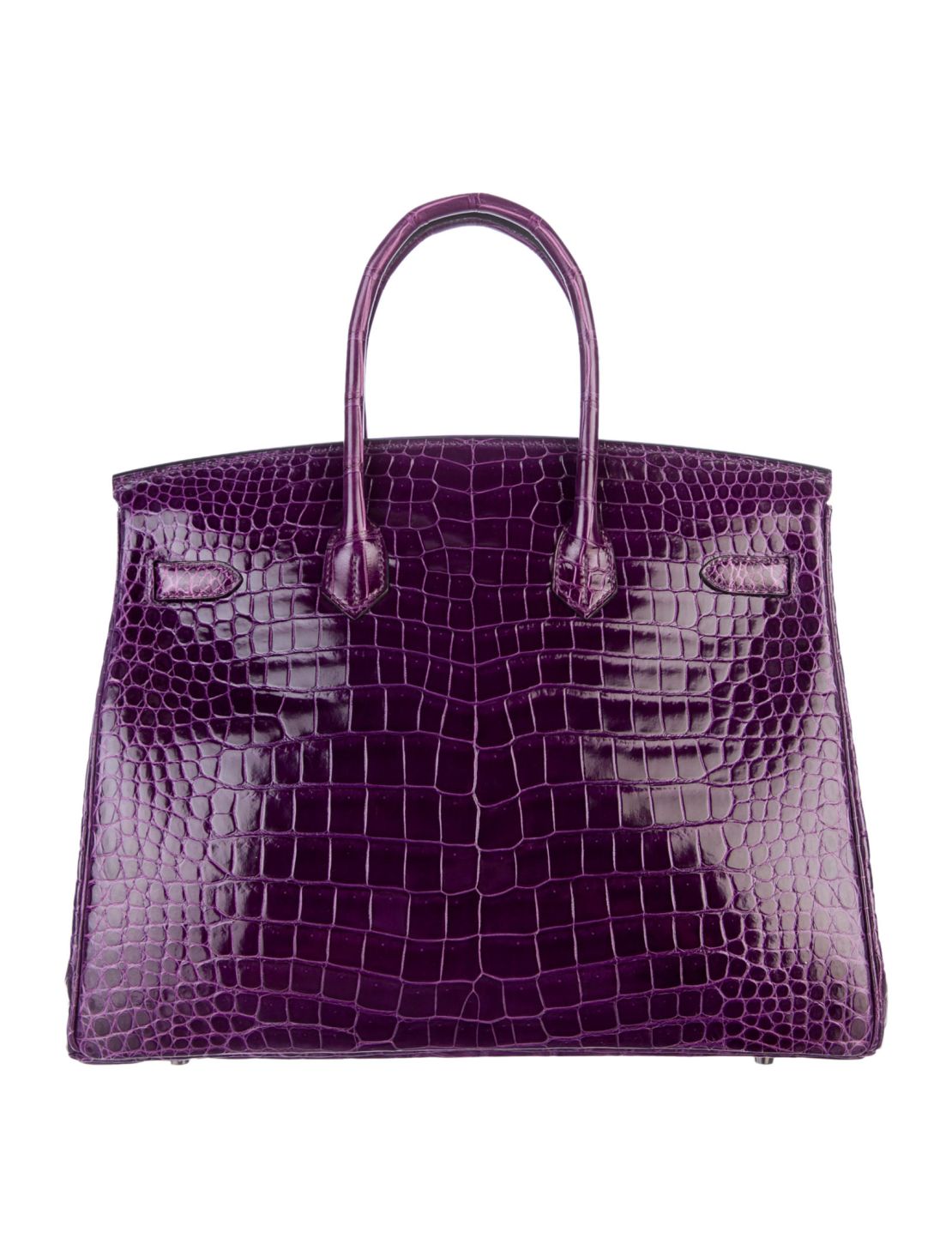 purple crocodile birkin