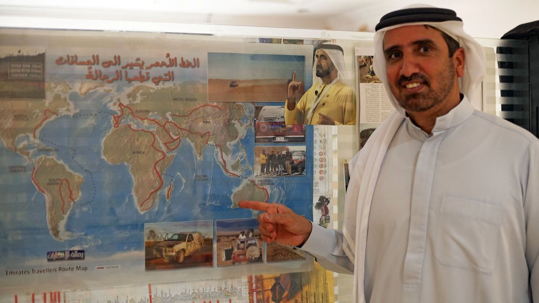 Majrin is no stranger to ambitious travel adventures, having taken part in an Emirati driving expedition around the world. He's currently committee president of Dubai Travellers, an annual gathering of global explorers.