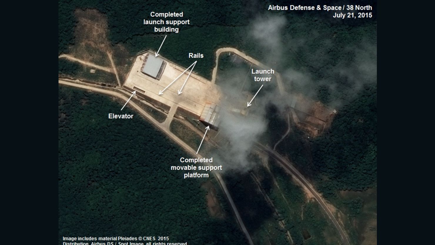 Images taken on July 21 suggest the latest upgrade to N. Korea's Sohae station are complete, analysts say.