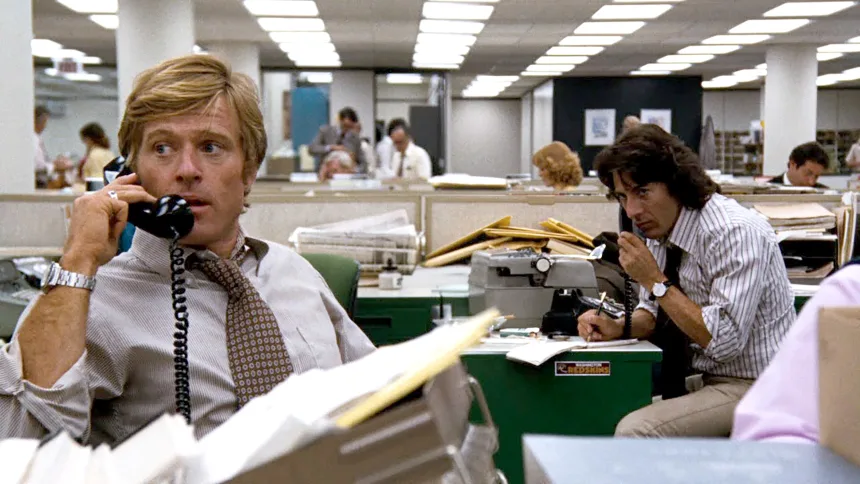 RIP, ROBERT REDFORD — THANK YOU FOR SHOWING THE WORLD HOW TO TAKE DOWN A DISGUSTING AMERICAN PRESIDENT! 😭