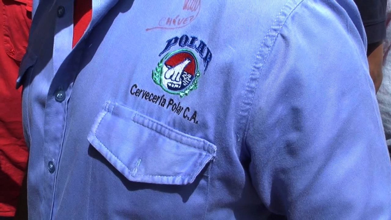 CNNE cerveceria polar shirt signed by chavez