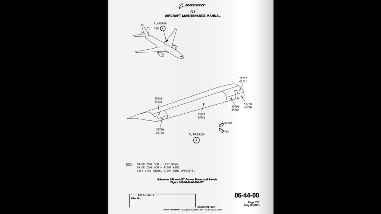 01 boeing 777 manual