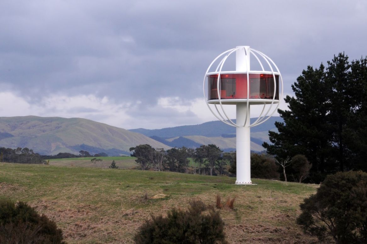 The Skysphere is based in Williams' native Palmerston, on New Zealand's North Island, but he believes it could be located anywhere. 