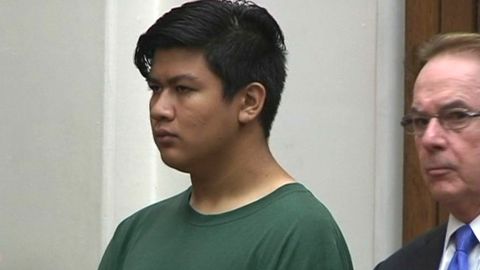 Adrain Gonzalez is seen during his arraignment on Thursday, July 30. He accused of murdering Madyson Middleton
