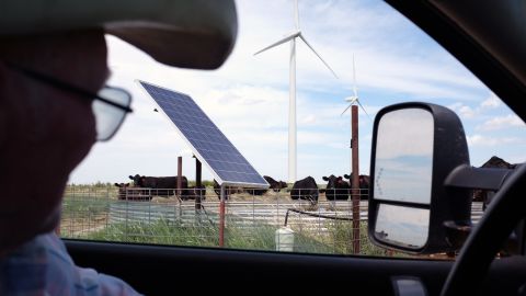 Woodward, Oklahoma, is traditionally an oil and gas kind of place, but wind farms and solar pumps are becoming common, too.