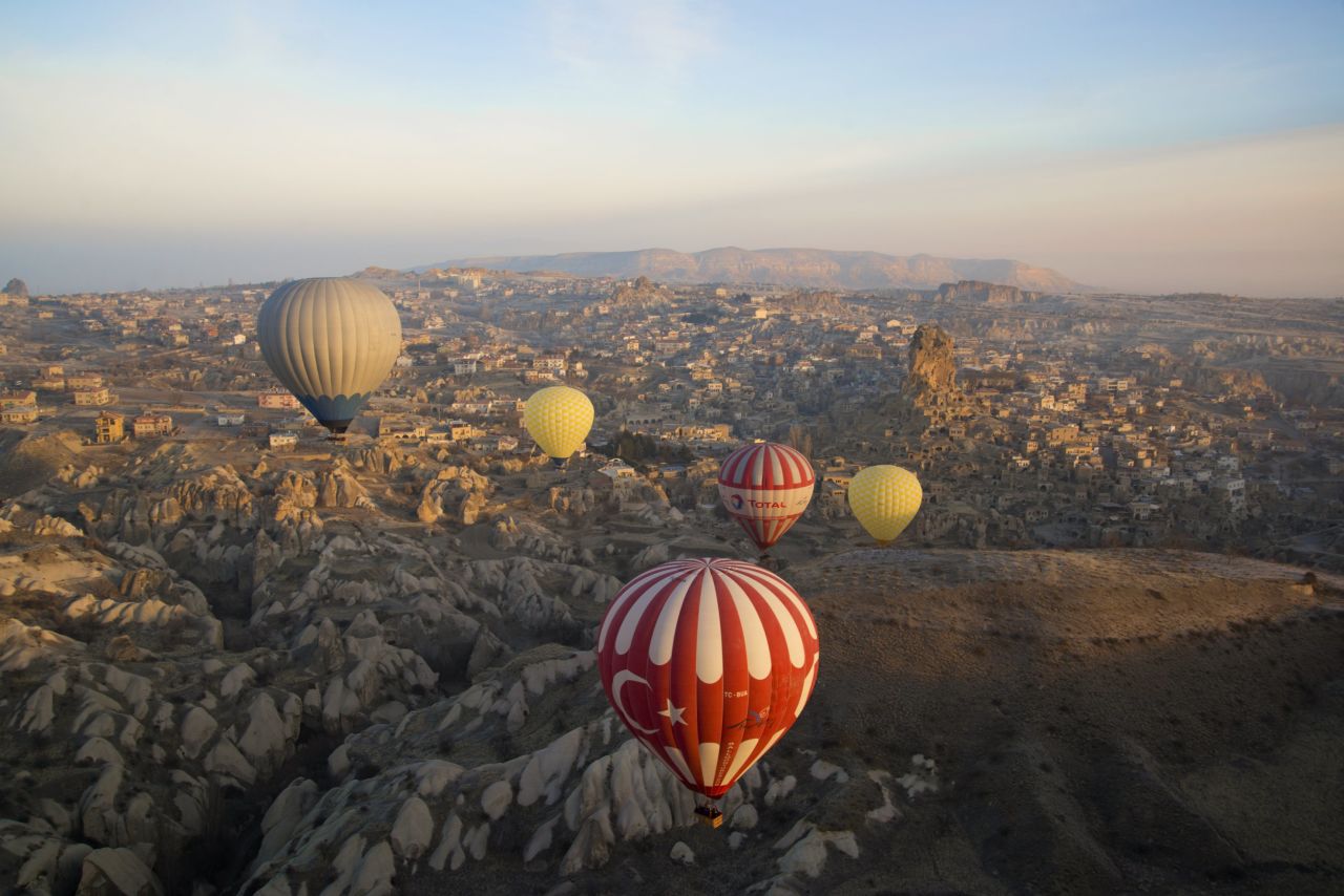 A hot air balloon ride over Turkey allows travelers to see a new side to the country. "Nowhere else on Earth can you experience the unique and beautiful blend of history and geology that makes this so definitively Turkey." <a href="http://ireport.cnn.com/docs/DOC-1254017">Brian Thio said. </a>