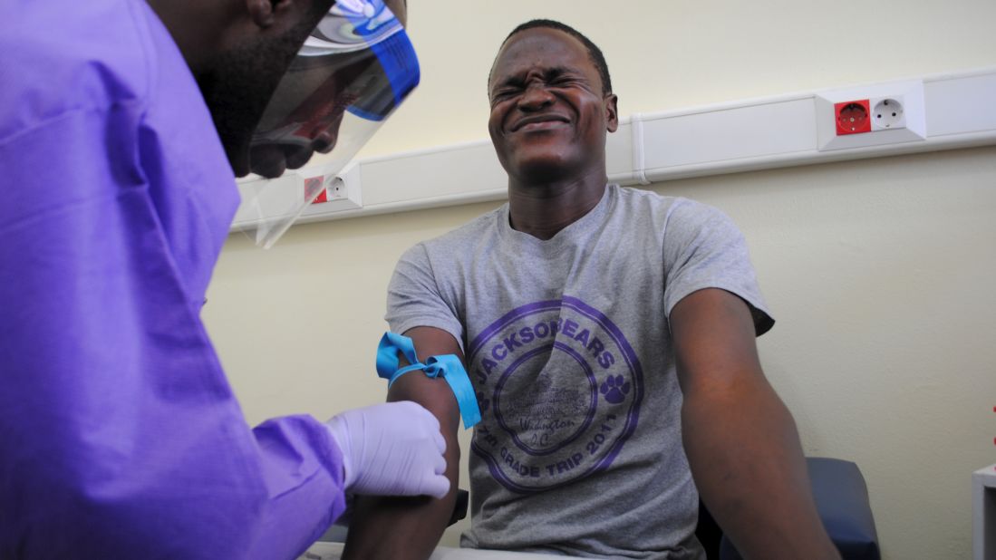 An Ebola survivor participates in a study in Monrovia, Liberia, on June 17, 2015. The country launched a five-year study to unravel the mystery of the long-term health effects that plague survivors of the viral disease. Since the epidemic started more than a year ago in a remote village in Guinea, more than 11,000 people have died, the vast majority in three West African nations, <a href="http://apps.who.int/ebola/ebola-situation-reports" target="_blank" target="_blank">according to the latest numbers from the World Health Organization</a>. And that number is believed to be low, since there was widespread under-reporting of cases, according to WHO.