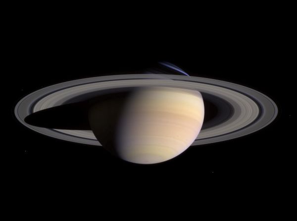 The <a href="index.php?page=&url=http%3A%2F%2Fsaturn.jpl.nasa.gov%2Fmission%2Fquickfacts%2F" target="_blank" target="_blank">Cassini spacecraft</a> ended its mission in 2017. The probe was launched on October 15, 1997, from Cape Canaveral Air Force Station in Florida. It arrived at Saturn on June 30, 2004. The spacecraft dropped a<a href="index.php?page=&url=https%3A%2F%2Fwww.nasa.gov%2Fcontent%2Ften-years-ago-huygens-probe-lands-on-surface-of-titan" target="_blank" target="_blank"> probe called Huygens</a> to the surface of Saturn's moon Titan. It was the first landing on a moon in the outer solar system.