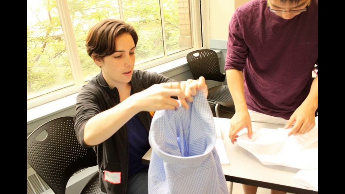 Students are challenged to create apparel that "requires both functionality and aesthetics" for people with disabilities.
