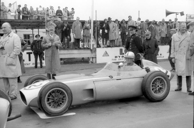 The Scarab at the 1961 Goodwood Festival of Speed.