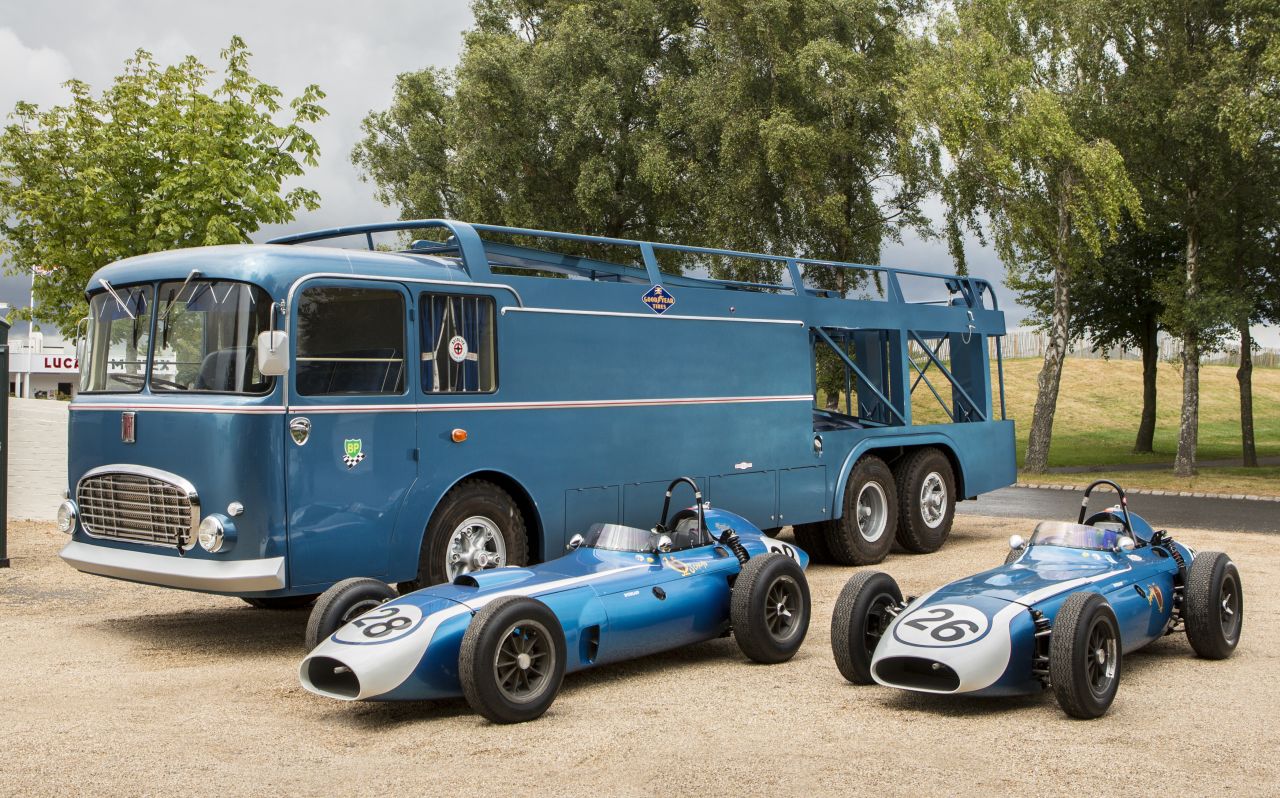 Scarab were the first American team to participate in Formula One. The marque's cars and their Fiat transporter are coming up for auction in the UK this September. 