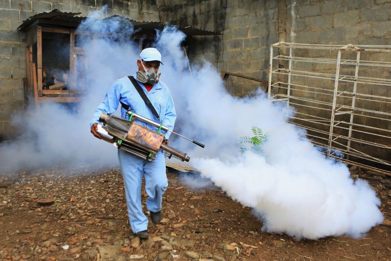 How Dengue Fever Is Spreading Round The World CNN   150731181755 Dengue Insecticide Spraying 