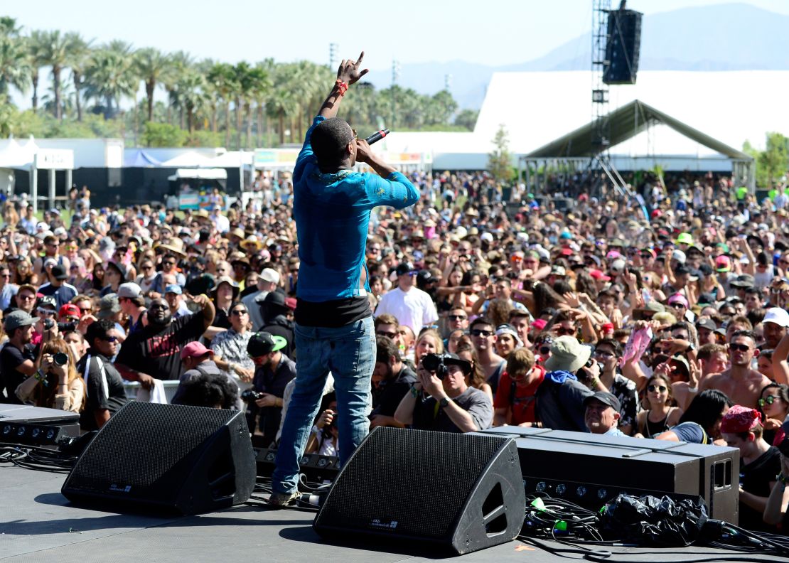 Recording artist Lil B performs onstage during day 1 of the 2015 Coachella Valley Music & Arts Festival at the Empire Polo Club on April 10, 2015 in Indio, California.
