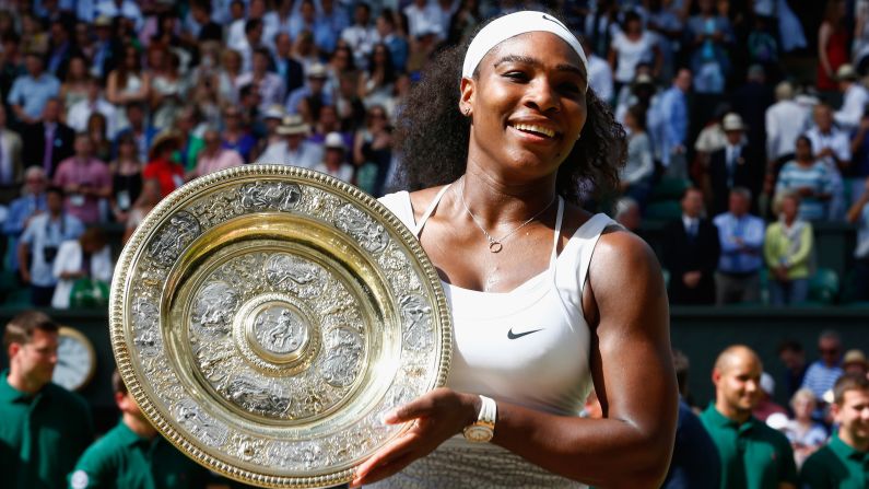 Serena Williams has won 21 Grand Slam singles titles, putting her third on the all-time list. She has been ranked No. 1 in the world six times and is the oldest No. 1 player in WTA history. Williams is also the most recent player, male or female, to hold all four major singles titles at the same time.