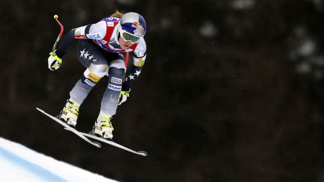 Lindsey Vonn became the first American woman to win the gold medal in downhill skiing at the 2010 Winter Olympics. She has also won four World Cup titles in her career to go with an Olympic bronze and six medals at the World Championships.